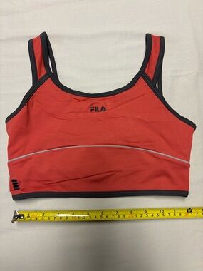 FILA Women's Orange-Res Sports Bra